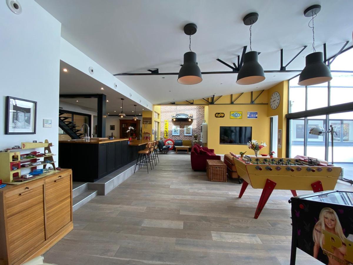 Loft Spa Reims-Fr 250M2 Privatifs, Piscine Interieure Chauffee, Spa Et Parking Экстерьер фото