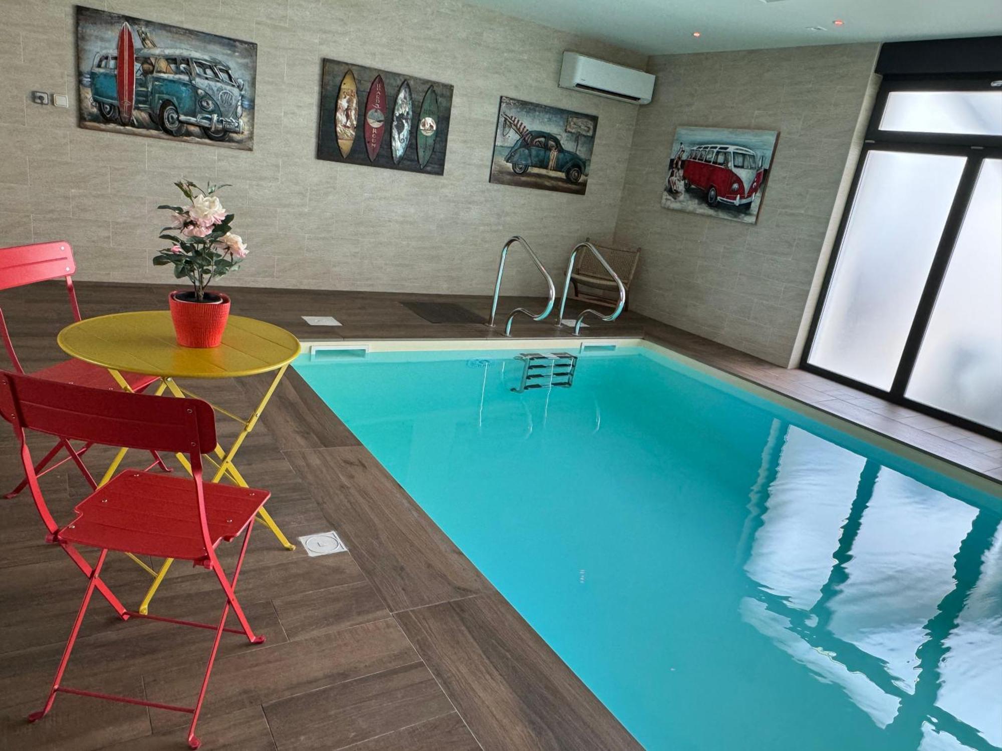 Loft Spa Reims-Fr 250M2 Privatifs, Piscine Interieure Chauffee, Spa Et Parking Экстерьер фото